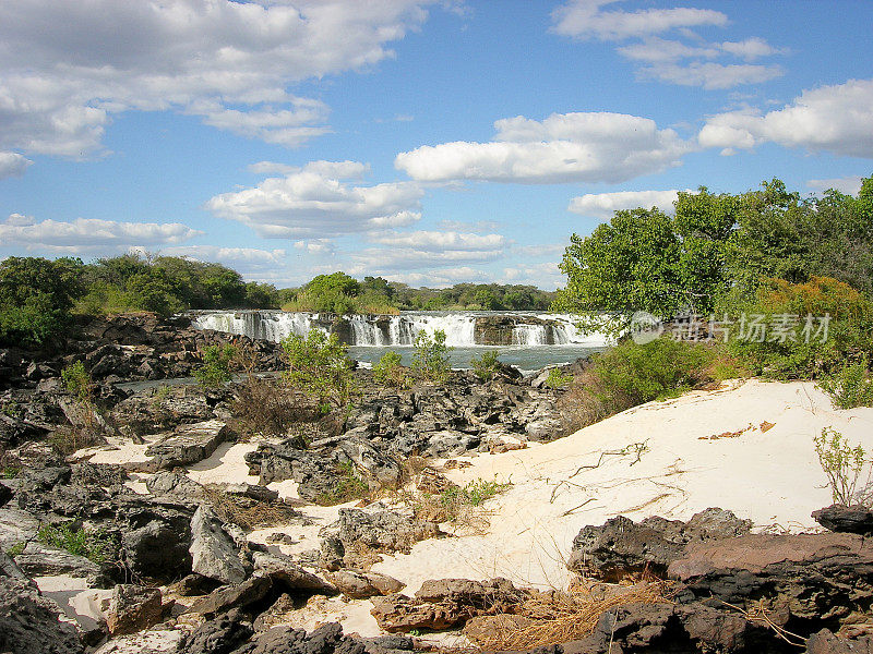 Sioma Falls，赞比亚，非洲